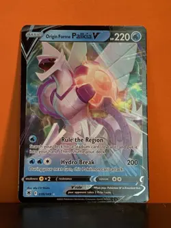 Pokemon TCG SWSH Astral Radiance Origin Forme Palkia V #39/189 Rare Holo V - Image 1