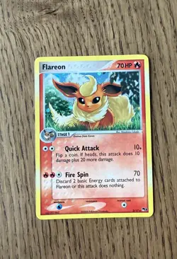 Pokemon TCG Flareon 2/17 Pop Series 3 Ultra Rare Holo MP - Image 1