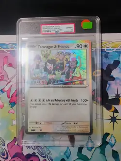 PSA 10 - 2024 Pokemon Horizons TERAPAGOS & FRIENDS Black Star Promo JUMBO (9110) - Image 1