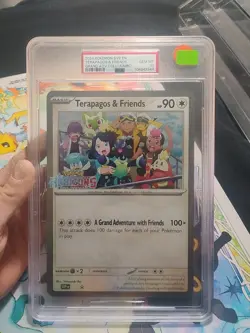 PSA 10 - 2024 Pokemon Horizons TERAPAGOS & FRIENDS Black Star Promo JUMBO (9110) - Image 2