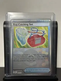 Pokemon Prismatic Evolutions Bug Catching Set 102/131 (Pokeball Pattern) Holo NM - Image 1