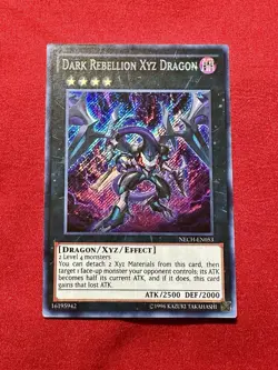 Dark Rebellion Xyz Dragon - NECH-EN053 - Unlimited - Secret Rare - Near Mint - Image 1