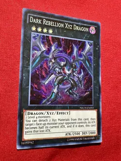 Dark Rebellion Xyz Dragon - NECH-EN053 - Unlimited - Secret Rare - Near Mint - Image 2