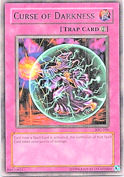 Curse Of Darkness IOC-106 Yu-Gi-Oh! Light Play Unlimited - Image 1