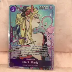 Black Maria (Illustration Box Vol.2) OP08-074 One Piece Promotion Cards Foil - Image 1