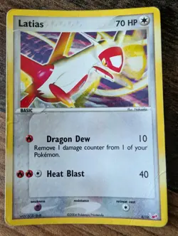 Latias 4/10 Pokemon Card - EX Trainer Kit 2004 - Non-Holo Rare - Dragon Dew & He - Image 1