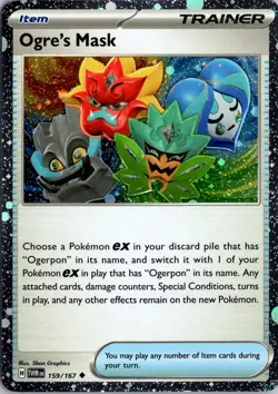 Ogre's Mask - (Cosmos Holo) Holo Promo Miscellaneous Cards & Products 159/167 NM - Image 1