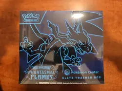 Pokemon TCG Trading Card Game Phantasmal Flames Center PC ETB Elite Trainer Box - Image 1