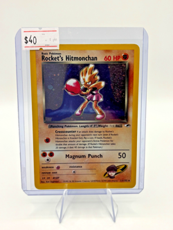 Rockets Hitmonchan 2000 Gym Heroes Trading Card 11/132 Great Gift!!! - Image 1