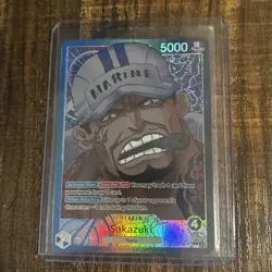 Sakazuki OP05-041 Alt Art Leader Awakening of the New Era English One Piece Card - Image 1