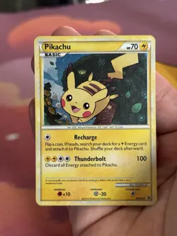 Pikachu Holo HGSS03 Black Star Promo - 2010 HGSS Pokemon Card LP - Image 1