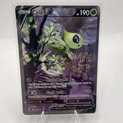Pokemon TCG SWSH Fusion Strike Celebi v Alt Art Holo Ultra Rare Card 245/264 - Image 1