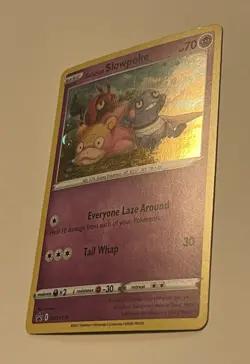 Pokemon TCG Galarian Slowpoke Holo Black Star Promo SWSH126 Card - Image 2
