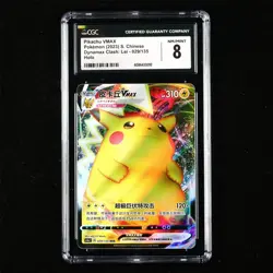 CGC NM/MINT 8 Nintendo 2023 Pokemon PTCG CHN . card - Flying Pikachu VMAX - Image 1