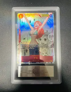 NAMI MANGA ALT ART OP01-016 R ONE PIECE CARD THE BEST PRB-01 COMIC PARALLEL - Image 1