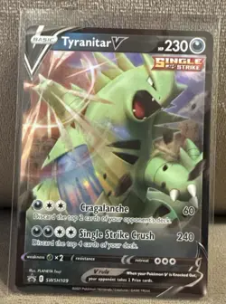 Tyranitar V SWSH109 SWSH: Sword & Shield Black Star Promo Pokemon TCG Card NM - Image 1