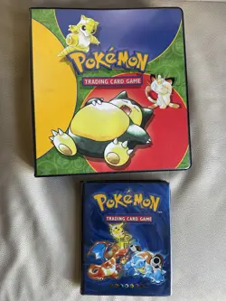 Pokemon Binder Lot WOTC Base Set Jungle Fossil & Japanese Vintage, 600+ Cards - Image 1