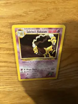 Pokemon Alakazam Sabrina's 16/132 Holographic Rare Gym Challenge TCG Card - Image 5
