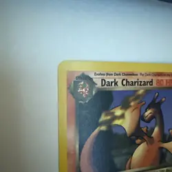 Pokemon TCG Dark Charizard Non-Holo Card 21/82 Team Rocket 2000 Vintage LP - Image 2