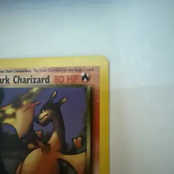 Pokemon TCG Dark Charizard Non-Holo Card 21/82 Team Rocket 2000 Vintage LP - Image 3