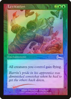 Levitation FOIL Urza's Legacy NM Blue Uncommon MAGIC GATHERING CARD ABUGames - Image 1