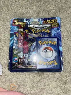 TCG Lightning Set of 4 Packs + 1 Bonus Card - New/Sealed - Image 1