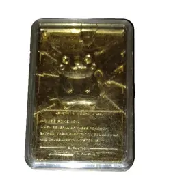 1999 BK 23K Gold Plated Pokemon Pikachu Trading Card - Image 2