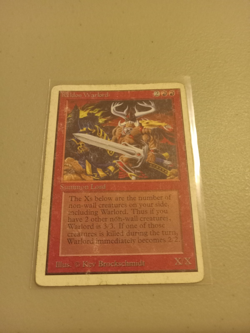 MTG Unlimited Keldon Warlord,Damaged HP - Image 1