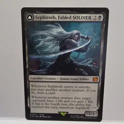 Sephiroth, Fabled SOLDIER, MTG Final Fantasy, NM - Image 1