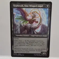 Sephiroth, Fabled SOLDIER, MTG Final Fantasy, NM - Image 2