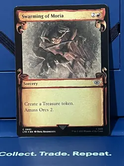 MTG Lord of the Rings Swarming of Moria (Showcase Scrolls) Foil - Image 1