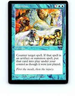 Desertion #64 Rare Visions MTG LP/EX-NM - Image 1