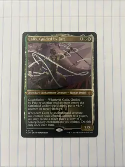 Calix, Guided By Fate - Foil Etched, March Of The Machine: Aftermath Foil MTG - Image 1