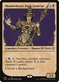 Shadowheart, Dark Justiciar Showcase Foil - Commander Legends: Battle For Baldur - Image 1
