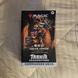 MTG Tarkir Dragonstorm Commander Deck - Abzan Armor (WBG) Sealed - Image 1
