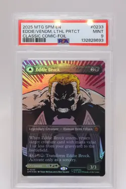 2025 MTG, Marvel's Spider-Man, Eddie Brock/Venom PSA9 #0233 - Image 1