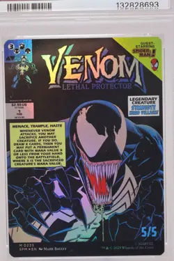 2025 MTG, Marvel's Spider-Man, Eddie Brock/Venom PSA9 #0233 - Image 4