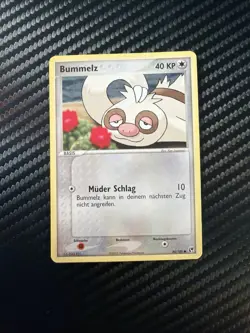 Pokemon TCG Slakoth EX Sandstorm 80/100 Regular Non Holo Bummelz Pokemon - Image 1