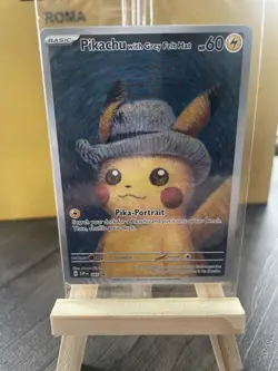 Pokemon Pikachu with Grey Felt Hat VAN GOGH | ENGLISCH SVP EN 085 Promo | SEALED - Image 2