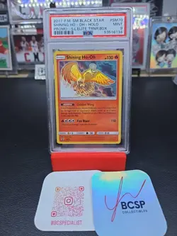 Pokemon Shining Ho-Oh Shining Legends ETB Black Star Holo Promo SM70 PSA 9 Mint - Image 3
