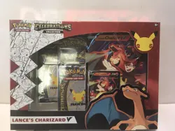 Pokemon 25th Anniversary Celebrations Lance's Charizard V Collection Box Sealed 820650809392 - Image 1