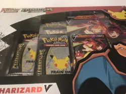 Pokemon 25th Anniversary Celebrations Lance's Charizard V Collection Box Sealed 820650809392 - Image 2
