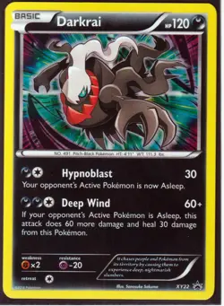 2014 Pokemon DARKRAI XY22 BLACK STAR PROMO - HOLO - NEW -NM (D1) - Image 1