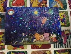 Pokemon Vintage Pocket Monsters Vending HOLO Prism Sticker 1999 Bandai Nintendo - Image 2