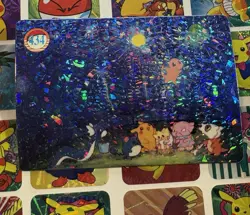 Pokemon Vintage Pocket Monsters Vending HOLO Prism Sticker 1999 Bandai Nintendo - Image 5