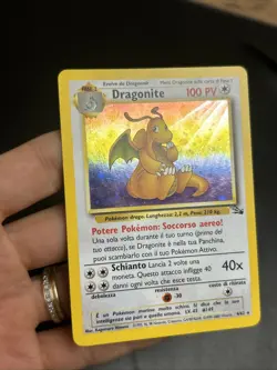 Pokemon Dragonite Holo #4/62 Fossil ITA italiano Near Mint - Image 3