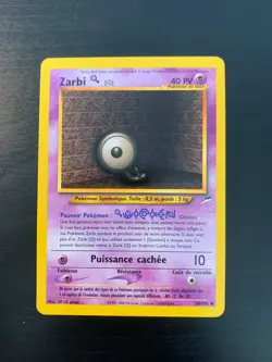 Carte Pokemon : Zarbi J 59/105 Edition 2 Neo Destiny Wizards Francais - Image 1