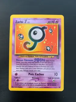 Carte Pokemon : Zarbi J 38 Promo Black Star Wizards Francaise - Image 1