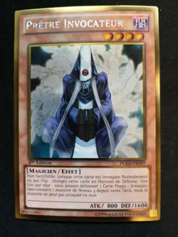 YuGiOh French Summoning Monk PGLD-FR089 Gold Rare 1st Ed. (NM) - Image 1