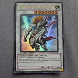 Lightning Warrior #JUMP-EN046 Ultra Rare Holo NM Yugioh - Image 1